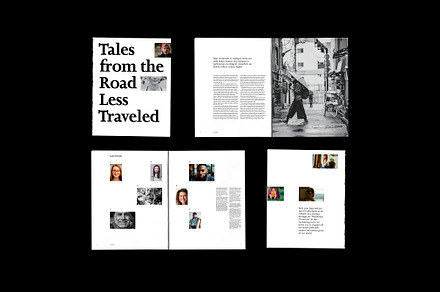 Magazine Template InDesign 8.5x11, a Magazine Template by an-arketype studio.