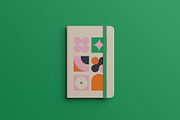 Curvy Abstract Geometric shapes, a Pattern Graphic by Mazarine Silver (Thumbnail 5 of 9)