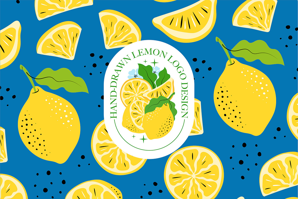Hand-Drawn Citrus Vector Design Set, a Food Illustration by Lettering_Logo (Photo 4 of 11)