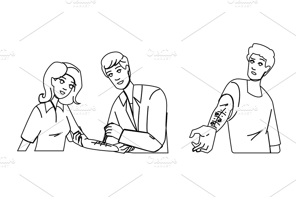 allergen allergy testing vector, a Healthcare Illustration by pikepicture