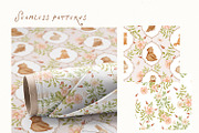 Charming meadow - woodland clipart, a Decorative Illustration by polikarpovaart (Thumbnail 12 of 30)