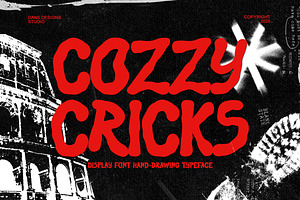 Cozzy Cricks Playful Hand Drawn