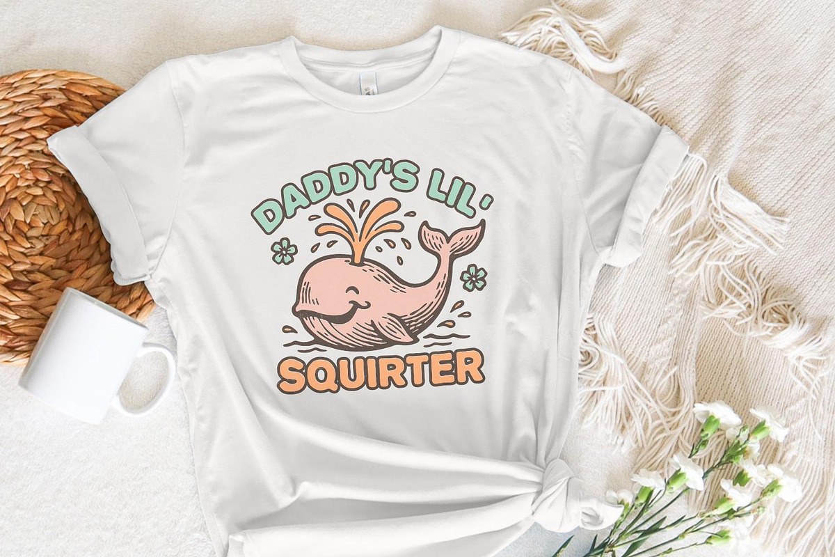 Daddy’s Lil’ Squirter PNG, Cute, an Illustration by SharpMarketplace (Photo 7 of 9)