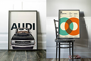 Poster Frame Mockup Set, a Print Template by Best Pixels™ (Thumbnail 5 of 7)