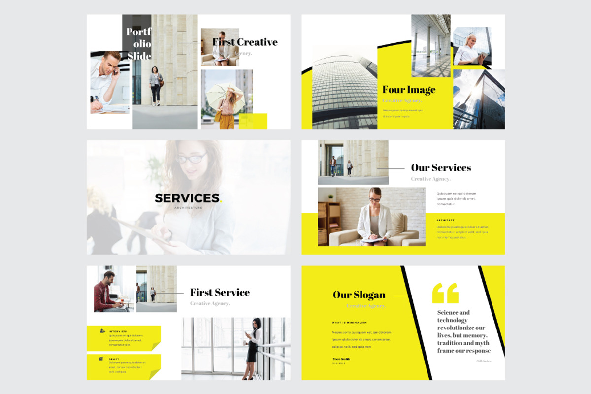 ARCHITECTURE - Powerpoint Template, a Presentation Template by Shafura (Photo 5 of 6)