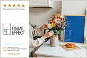 6 Floral Poster Mockups Bundle, a Household Mockup by Frame Effect (Thumbnail 2 of 8)
