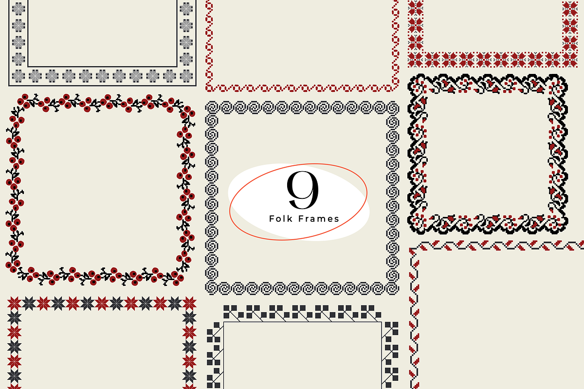 Ukrainian folk set, an Object Graphic by PixelAesthetic (Photo 6 of 12)