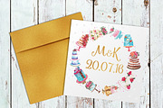 Watercolor wedding cake, a Decorative Illustration by martynmarin (Thumbnail 4 of 4)