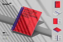Notepad Mockup Set by  in Products