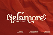 Gelamore - Retro Bold Display Font, a Serif Font by Qweera Studio (Thumbnail 1 of 12)