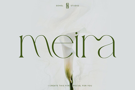 Meira - Makeup & Beauty Serif, a Serif Font by Sohel Studio