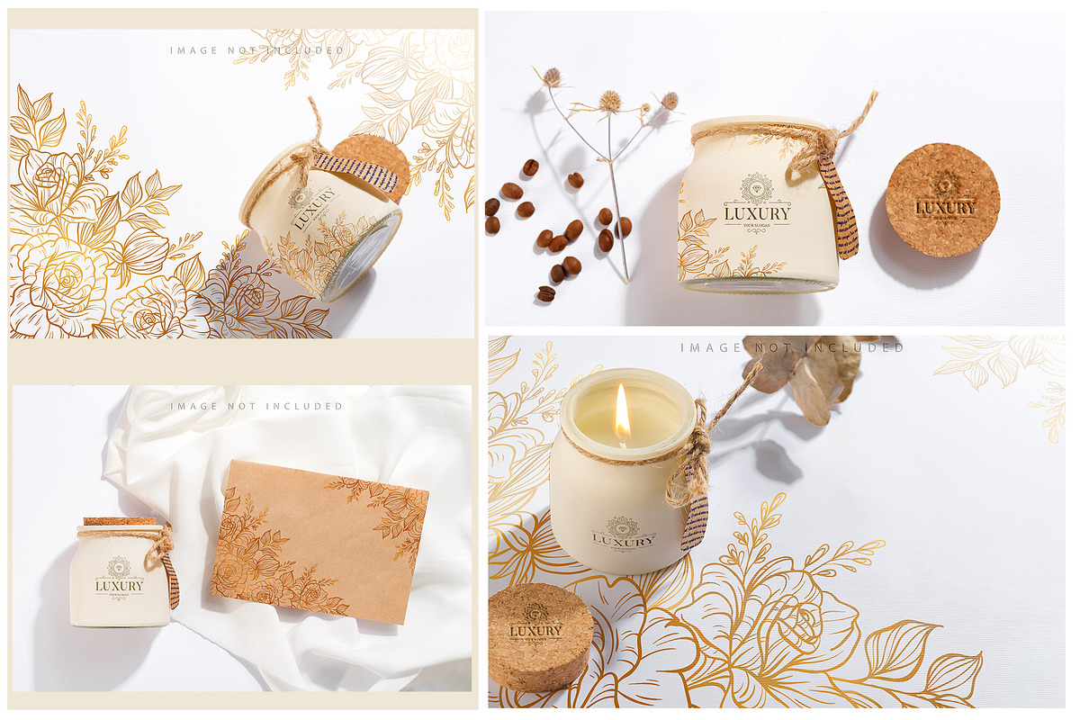 Candle Labels Set, a Household Mockup by YuMyart (Photo 3 of 7)