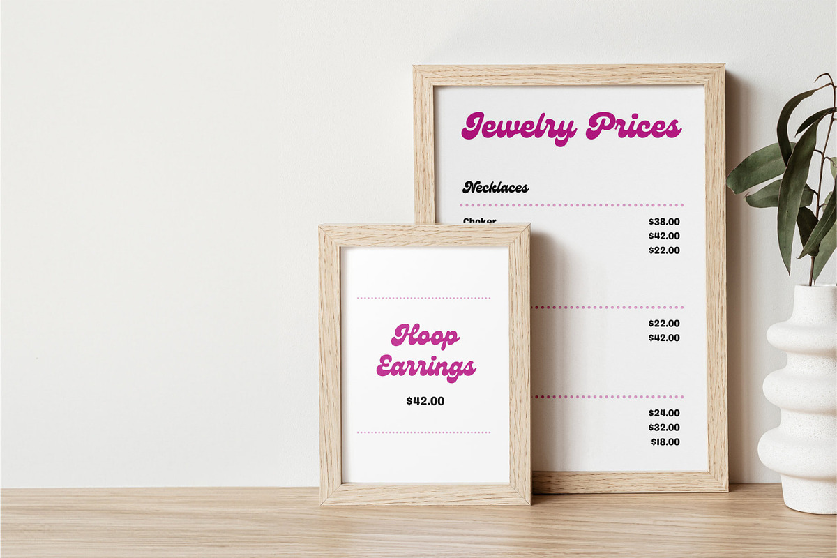 Canva Price List Signage Templates, a Marketing Template by Dandymark (Photo 6 of 7)