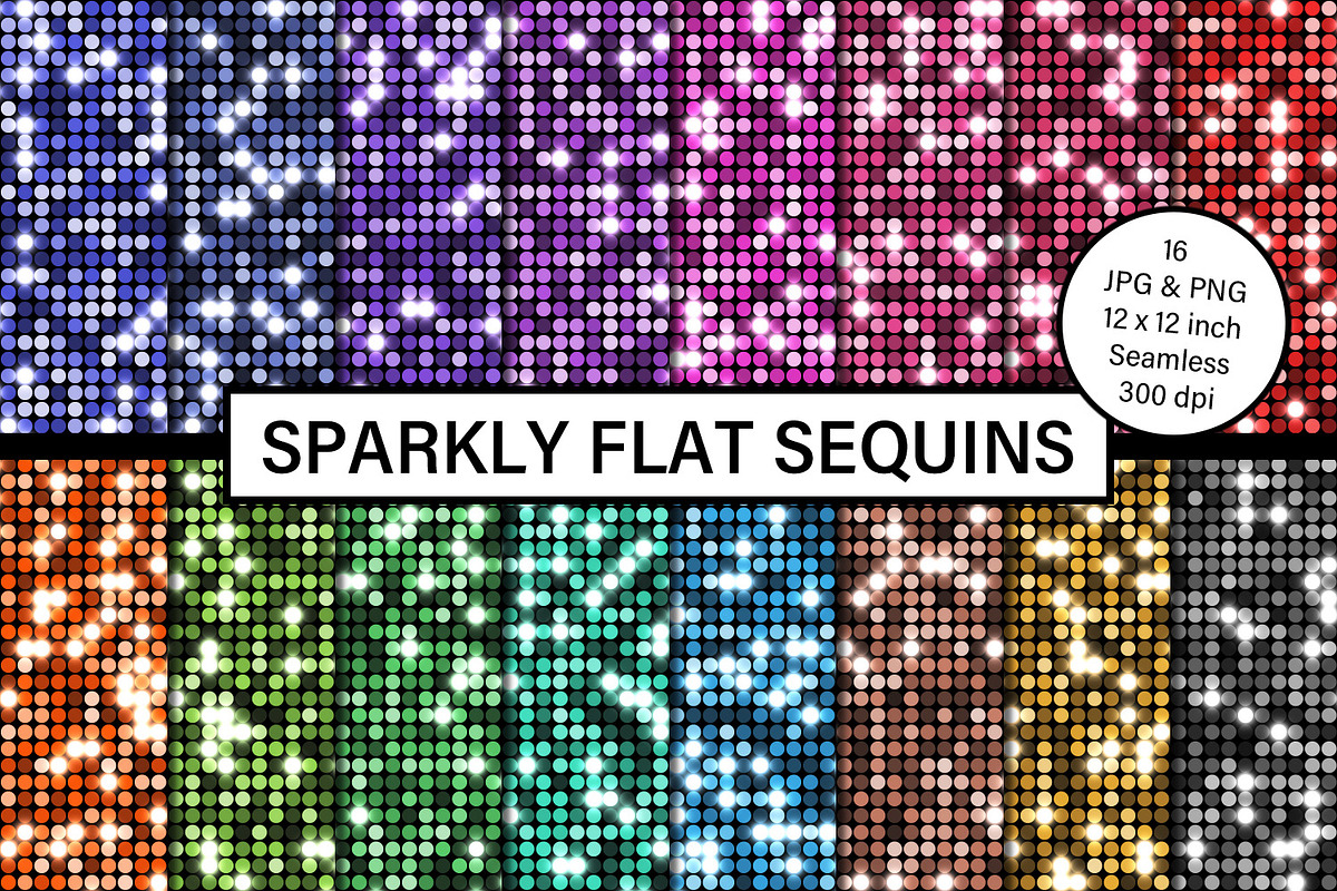 Sparkly Flat Sequins, a Texture Graphic by Julie Campbell (Photo 1 of 4)