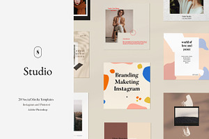Studio Social Media Templates