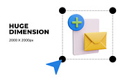 Grafic Design 3D Icon, an Object 3D Model by HacaStudio (Thumbnail 2 of 5)