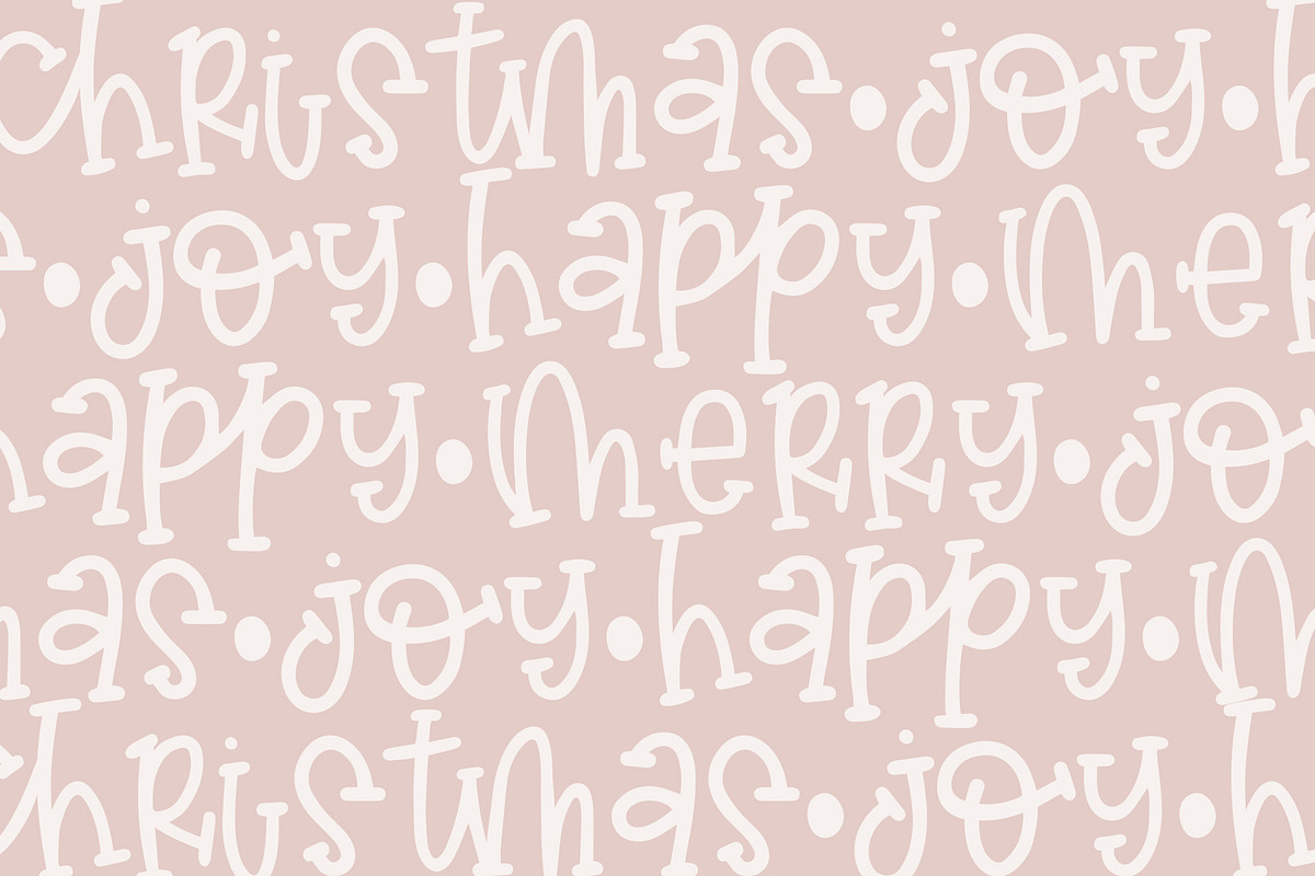 Christmas Stocking, a Font by Dansie Design (Photo 7 of 8)