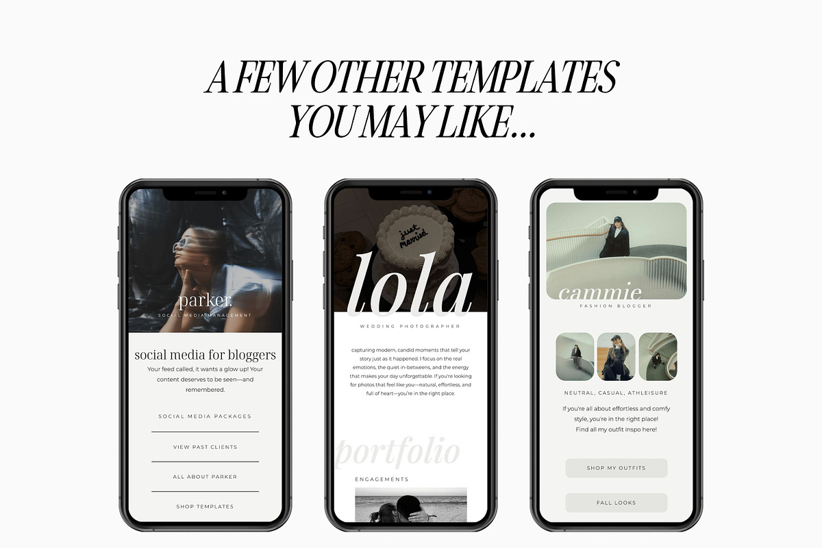 Showit Instagram Landing Page Templa, a Landing Page Template by Blush Created (Photo 15 of 15)
