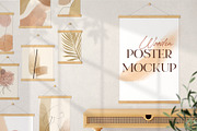Wooden Poster Mockup, a Print Template by Yuri-U (Thumbnail 1 of 7)