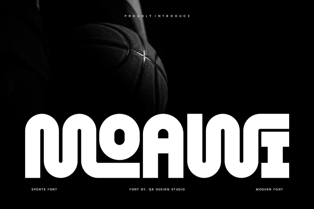 Moawi - Sports Font, a Sans Serif Font by QR Design Studio (Photo 1 of 8)