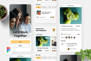 Tarea - Task Management App, an UI Kit Template by Panen Creative