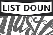 Hustle. Hand Lettering, a Work Illustration by NKTKNS (Thumbnail 2 of 4)