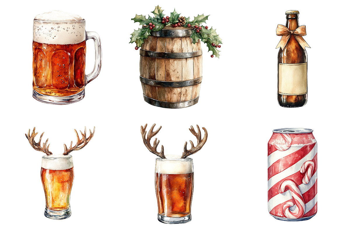 Christmas Beer Sublimation Bundle, a Graphic by CitraGraphics (Photo 3 of 4)