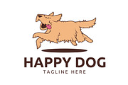 Happy Dog Logo, a Branding & Logo Template by mocha7 (Thumbnail 1 of 2)