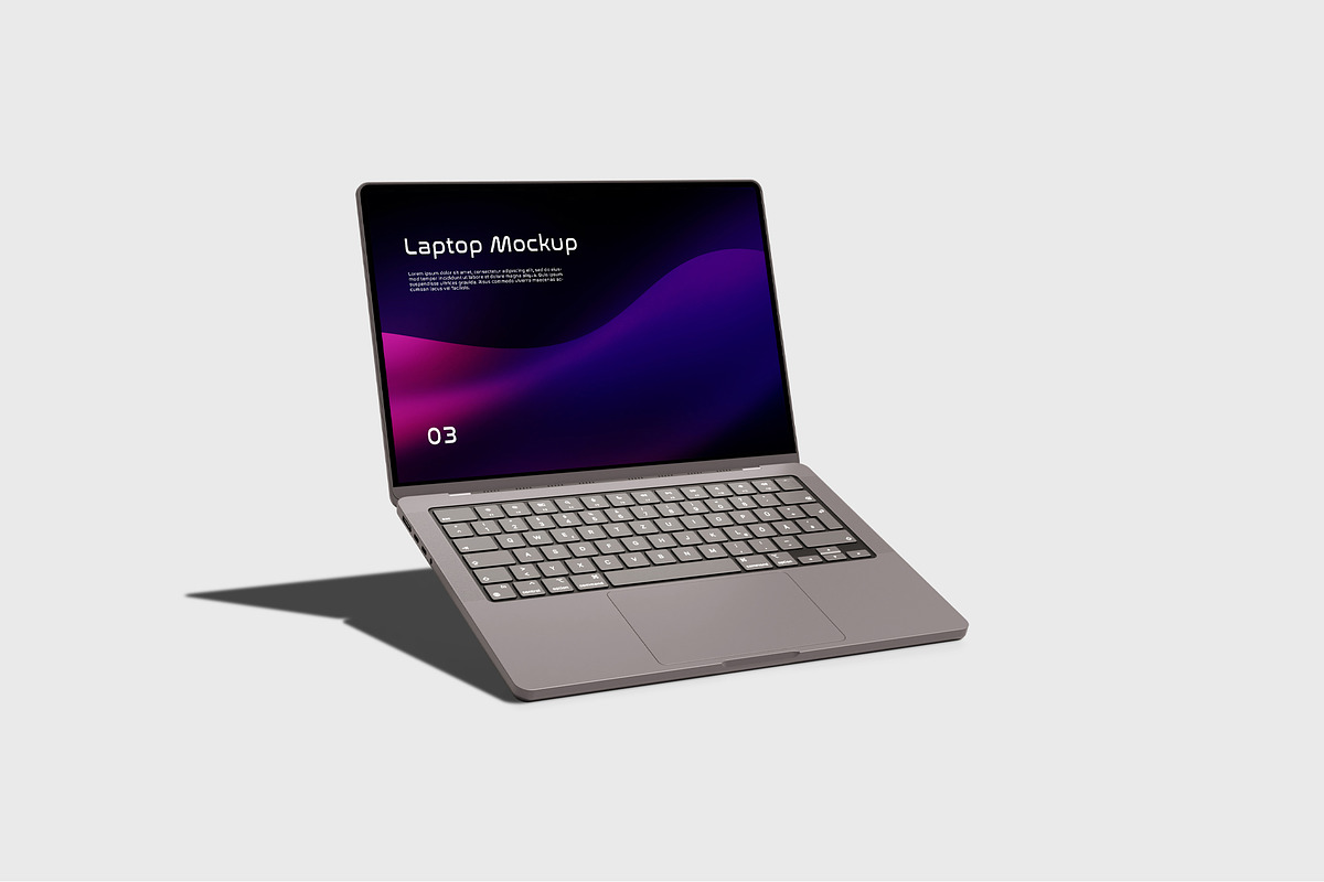 Laptop Mockup Set, a Mac Mockup by Farabion Studio (Photo 4 of 4)
