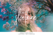 Sloothine - handlettered script, a Script Font by Quothron (Thumbnail 1 of 5)