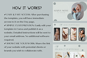 UGC Portfolio Website Canva Template, a Landing Page Template by Wixify Studio (Thumbnail 2 of 8)