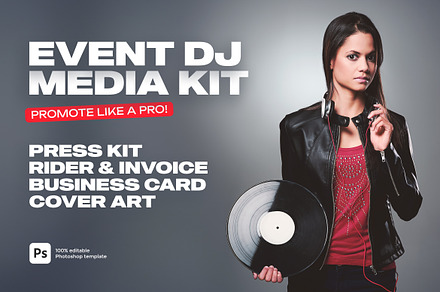Event DJ Press Kit / Resume Template