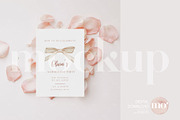 Romantic Rose 5x7 Card Mockup, a Product Mockup by MoMockups (Thumbnail 2 of 4)