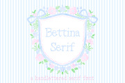 Bettina Serif Font, a Font by PrettyGrandmillennial (Thumbnail 1 of 3)