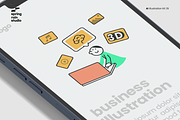 Minimal AI line Illustration, a Person Illustration by springrain studio (Thumbnail 7 of 10)