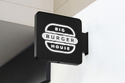 Logo Mockup Black Sign, an Advertising Mockup by Asylab (Thumbnail 3 of 5)