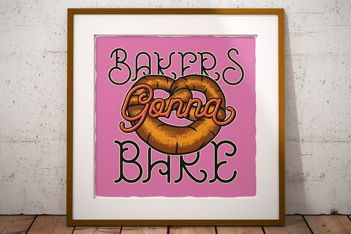 Bakehouse Label Font preview 5