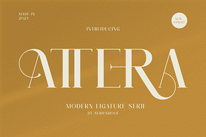 Attera Modern Serif Font