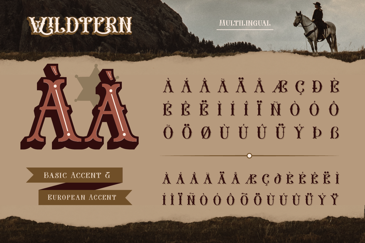 The Wildtern Typeface, a Serif Font by Burntilldead (Photo 10 of 13)