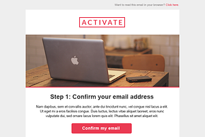 Activate Email Template Builder