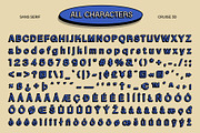 CS Cruise 3D, a Sans Serif Font by Craft Supply Co. (Thumbnail 8 of 8)