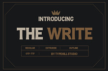 The Write Font Trio