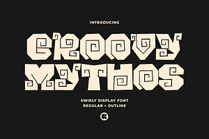 GF Mythos - Display Font