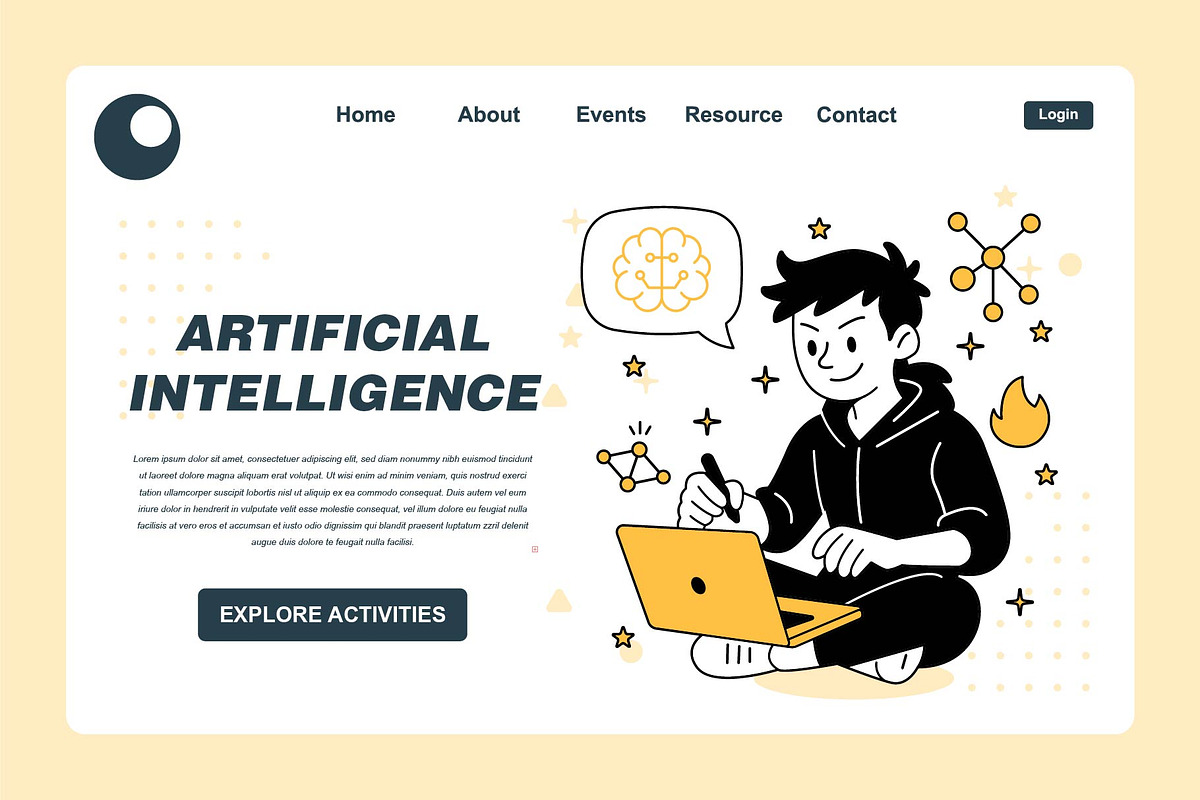 artificial intelligence concepts, a Finance Illustration by frog.ground (Photo 2 of 2)