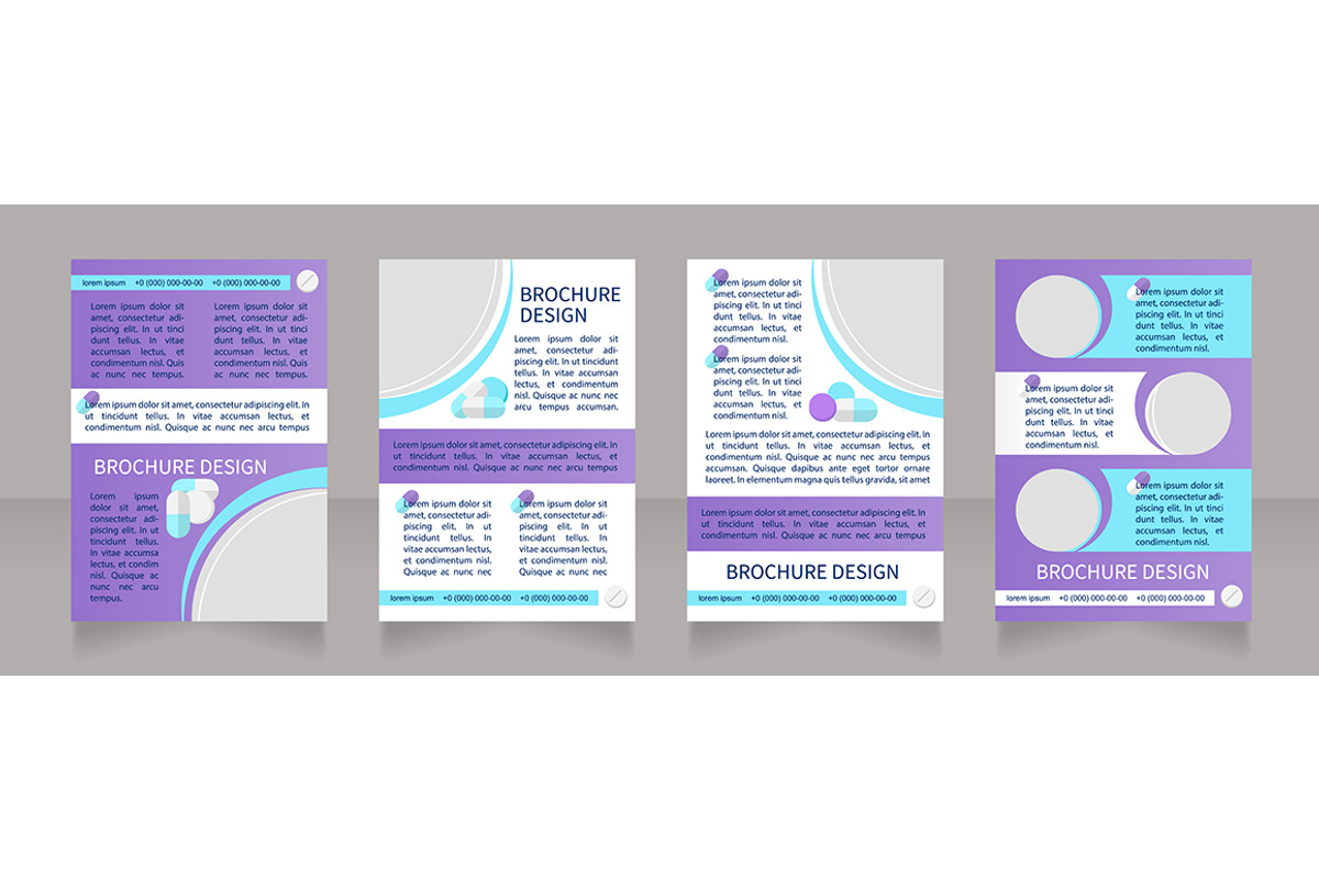 Biomedical research program brochure, a Brochure Template by IMG Visuals