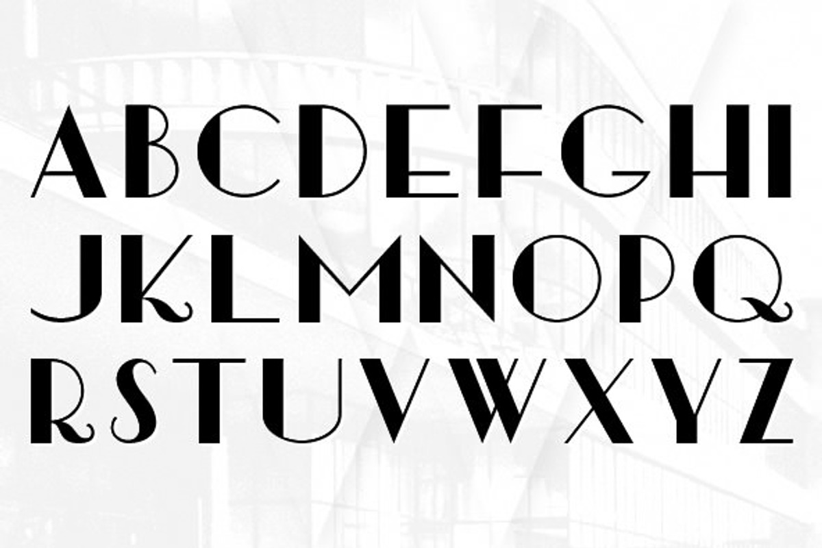 Warszawa Deco, a Font by Brendan Ciecko (Photo 2 of 5)