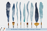 Watercolor Brush Set for Procreate, a Brush Add-On by Wicked Creative (Thumbnail 6 of 13)
