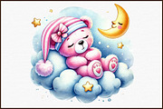 Mothers Day & Baby Girl Teddy Clipar, an Illustration by Sublimation Artist (Thumbnail 3 of 6)