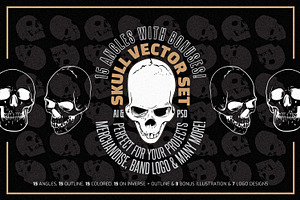 Skull Vector Set