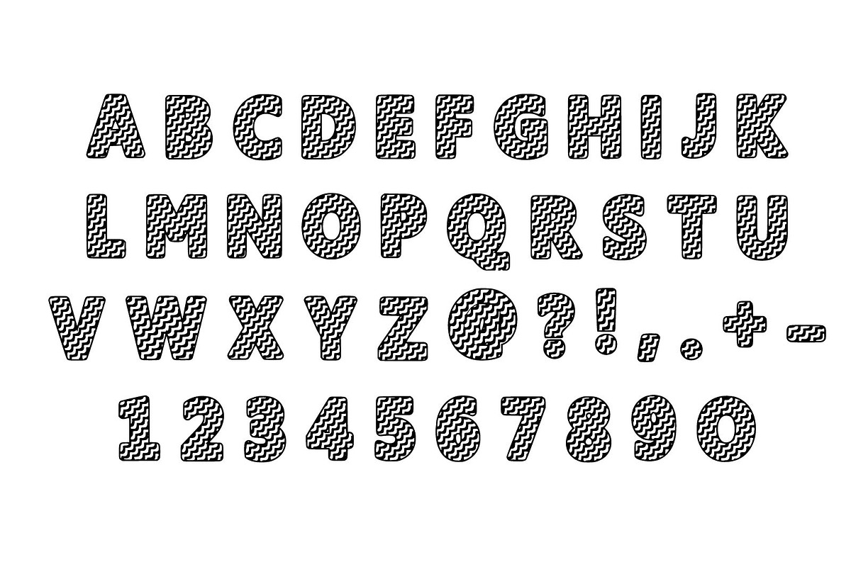 Combo Color – Cute Colorful Font, a Handwritten Font by Fourteen Letter (Photo 5 of 6)